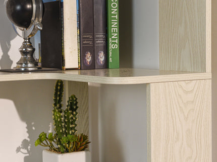L-Shaped Corner Bookshelf