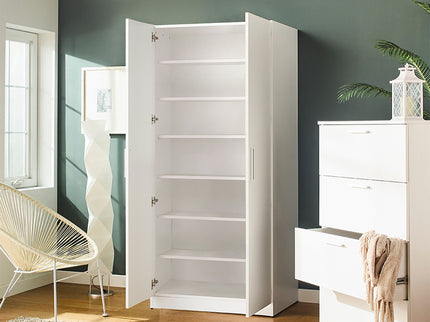 Mia - Farmhouse Shoe Cabinet With 6 Shelves