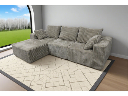Corner Combination Sofa Sectional Couch With Soft Fabric