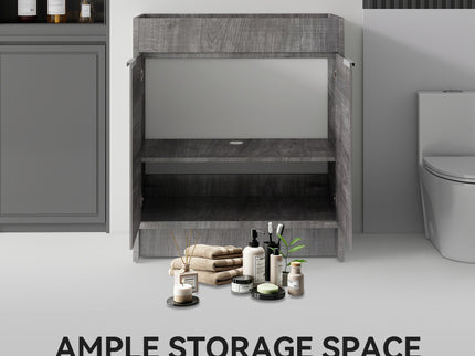 Freestanding Bathroom Vanity Cabinet With Soft Close Doors, Cabinet Only