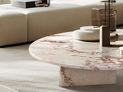 Luxury Coffee Table With Unique Veining, Unique Stone Design
