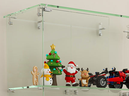 Premium 5 Tier Glass Display Case With 5 Dynamic LED Modes