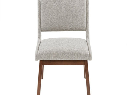 Boomerang - Dining Side Chair With Upholstered Cushions (Set of 2) - Light Gray