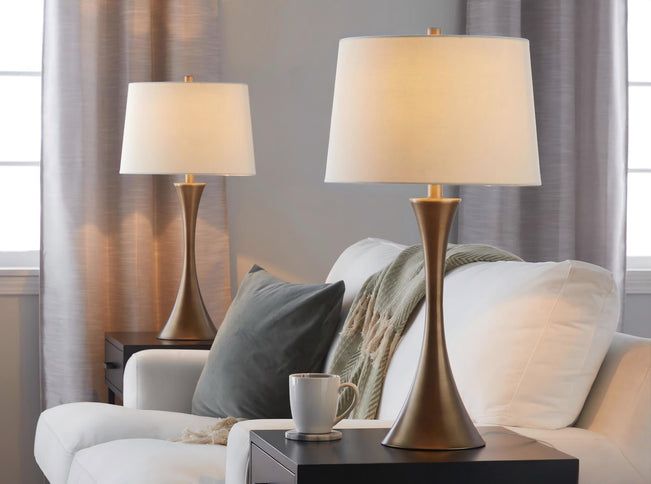 Lenuxe - Contemporary Elegant Table Lamp (Set of 2)