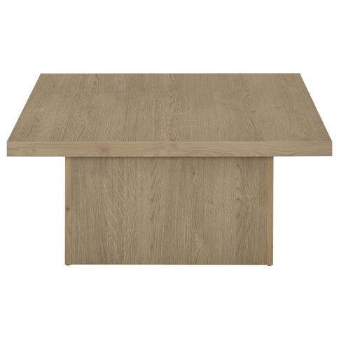 Eldridge - Coffee Table Set With Chunky Square Tops