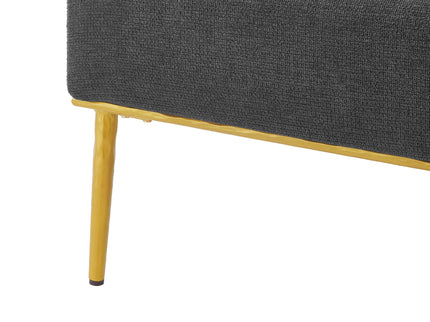 Modern Elegance Accent Chair With Curved Backrest
