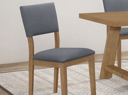 Topeka - Upholstered Dining Side Chair (Set of 2) - Brown