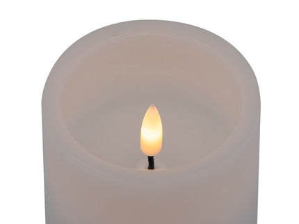 LED Candles With Remote Timer (Set of 3) - White