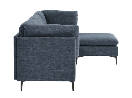 Upholstered Modular Sectional & Tall Legs