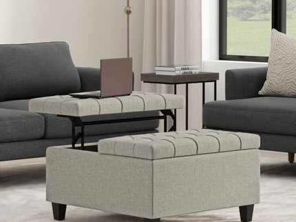 Harrison - Upholstered Coffee Table Storage Ottoman