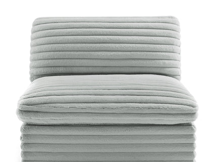 Jenny - Armless Slipper Chair - Gray