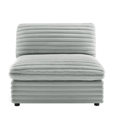 Jenny - Armless Slipper Chair - Gray