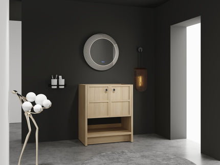 Modern Freestanding Bathroom Vanity With 2 Soft Closing Doors