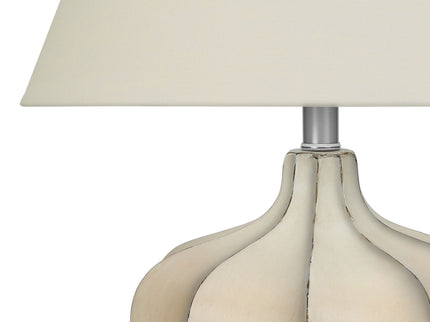 Resin Transitional Lighting, Table Lamp - Cream