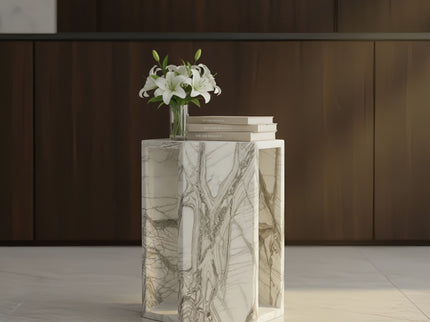 Modern Minimalist Hexagon Side Table