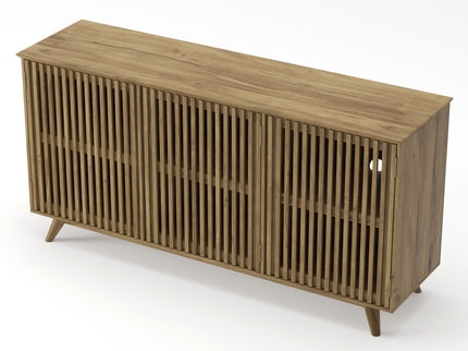 TV Stand With Adjustable Shelf - Natural