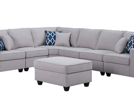 Cooper - Sectional Sofa With Ottomans And Cupholder
