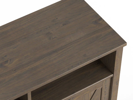 Ela - Medium Storage Cabinet - Smoky Brown