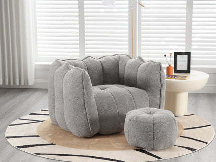Soft Bean Bag Chair With High Resilient Foam
