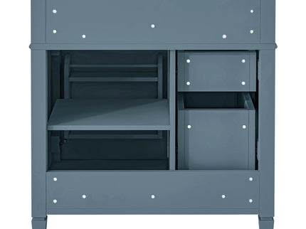 Bathroom Vanity With 2 Drawers And Tip-Out Drawer, Storage Cabinet