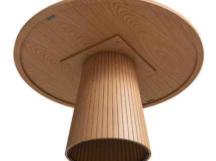 Round Dining Table With Strip Base