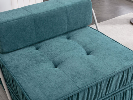Folding Sofa With Removable Back Cushion, Convertible Futon Sleeper Chair