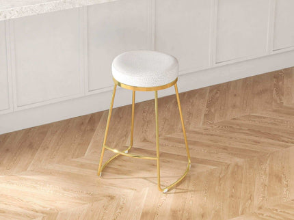 Jane - 26" Mid-Century Modern Luxury Upholstered Stool