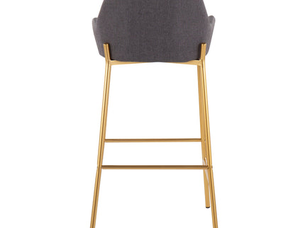 Daniella - Contemporary / Glam Fixed Height Bar Stool (Set of 2)