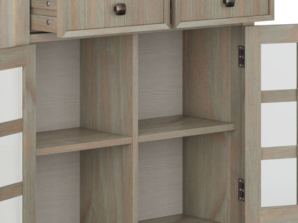 Acadian - Handcrafted Entryway Storage Cabinet
