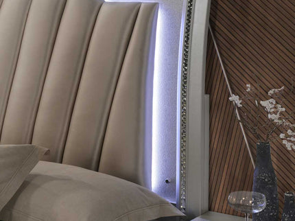 Kaitlyn - Bed With LED & Storage