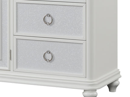 Abigale - 6 Drawer Dresser With LED (Includes Dresser Only, Mirror Not Included) - White