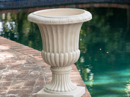 Classic Italian Urn Planter - Antique White