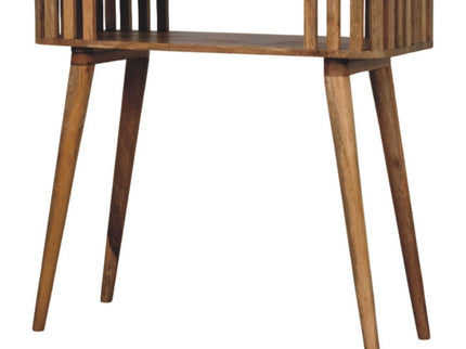 Slatted Console - Light Brown