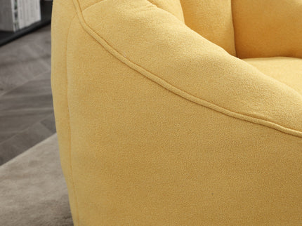 Bedding Bean Bag Sofa Chair High Pressure Foam With Footrest