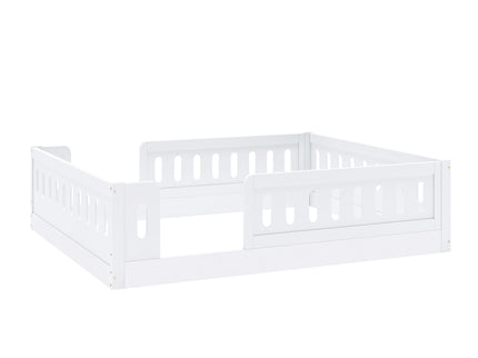 Platform Bed With Guardrail