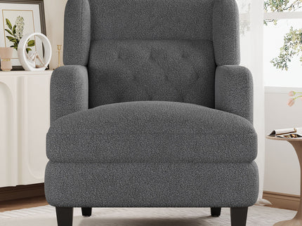 Upholstered Accent Chair Tufted Armchair For Living Room And Bedroom