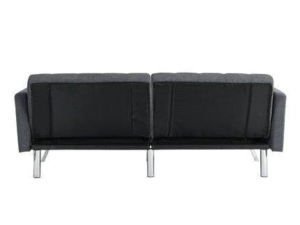 Futon Sofa Bed Convertible Folding Lounge Couch, Armrests