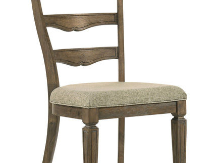Parfield - 5 Pieces Round Dining Room Set - Light Brown / Oak