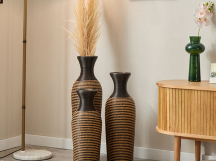 Classic And Neat Floor Vase, High Independent Flower Stand (Set of 3)