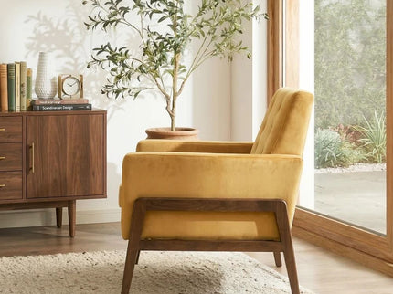 Cole - Solid Wood Lounge Chair