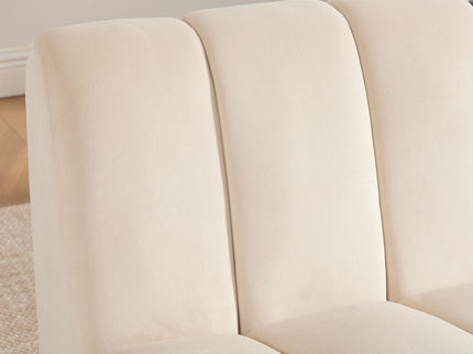 Upholstered Armless Chair For Living Room