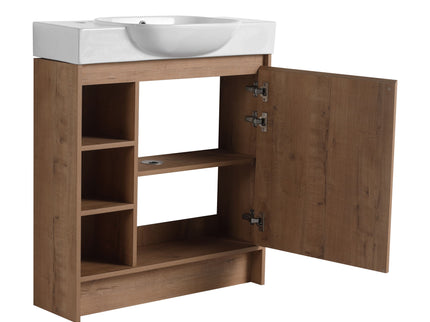 Sleek Design Freestanding Bathroom Vanity With Sink, Soft Close Door