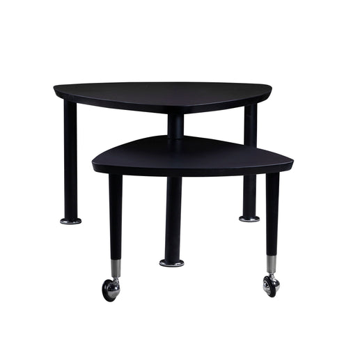 360 Degree Rotatable Coffee Table With Solid Legs