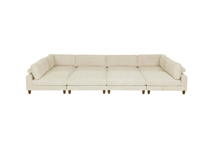 Modern Modular Sectional With Adjustable Back Support
