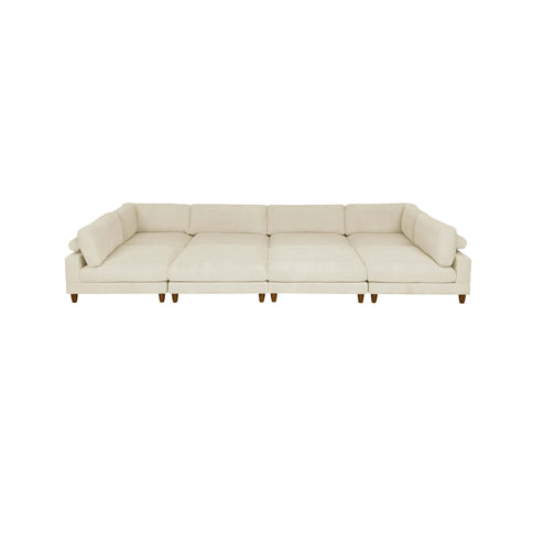 Modern Modular Sectional With Adjustable Back Support