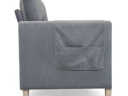 Comfortable Solid Wood Three-Seater Sofa, Soft Cushions, Durable And Long-Lasting, 79.5" Sofa Couch For Living Room