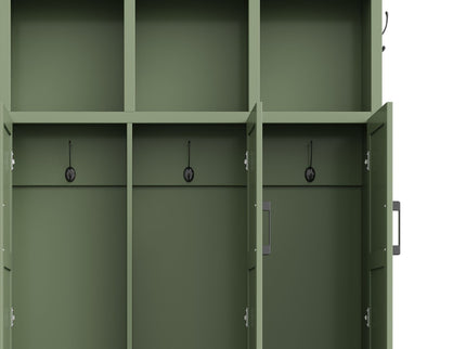 Hall Tree With 4 Hidden Cabinets