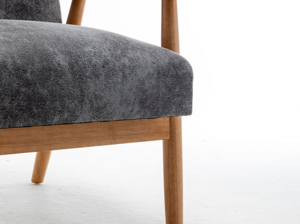 Wide Classic Mid-Century Modern Arm Chair