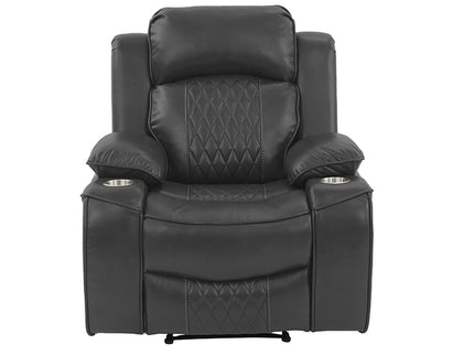 Power Motion Living Room Set With USB Port, Adjustable Headrest, Cup Holder