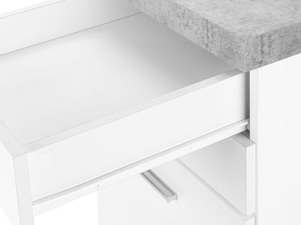 File Cabinet Rolling Mobile Storage Drawers Printer Stand For Office